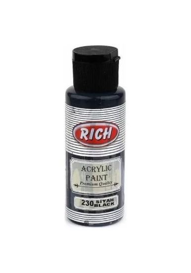 Rich Akrilik Boya Master 70 CC Siyah 070-230 resmi