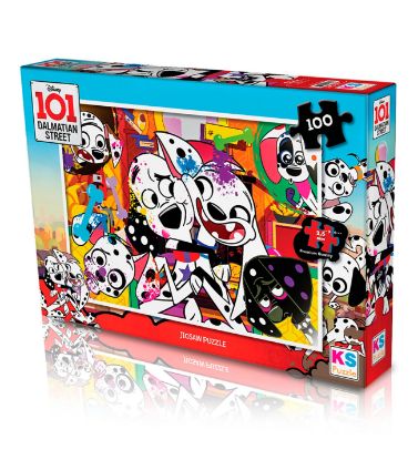 Ks Games Puzzle 100 Parça 101 Dalmatian Puzzle DAL 714 resmi