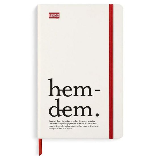 Lugat365 Ciltli Defter Hemdem 13x21 80 YP Çizgili 500307-99 resmi