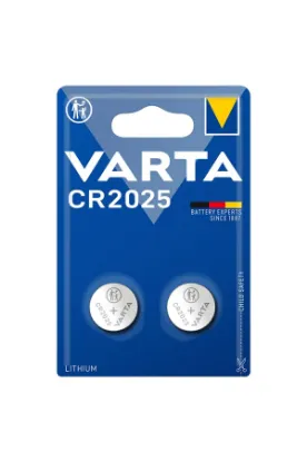 Varta Lityum Düğme Pil 3 V 2 Li Blister CR 2025 resmi