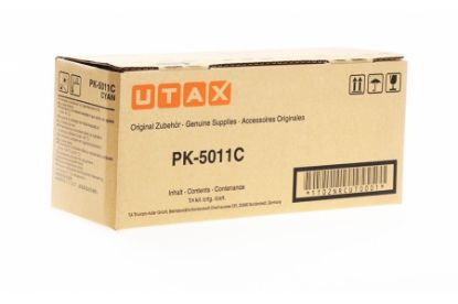 Utax PK-5011C Cyan Mavi Orjinal Fotokopi Toneri P-C3060/3061/3065 resmi