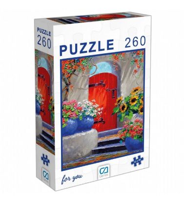 Ca Puzzle 260 Parça Kırmızı Kapı 6001 resmi
