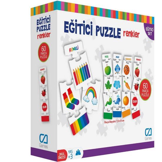 Ca Eğitici Puzzle Renkler 5029 resmi