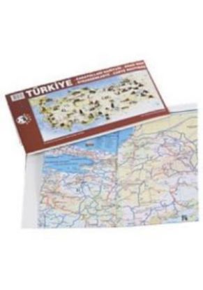 Panda Türkiye Haritası Kağıt Tahta Renkli 118x56 PAN 792 resmi
