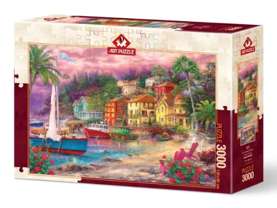 Art Puzzle 3000 Parça Eflatun Kıyılar 5527 resmi