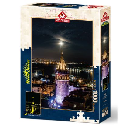 Art Puzzle 1000 Parca Galata Kulesı Neon 5241 resmi