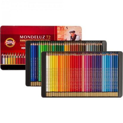 Koh-I Noor Set Of Aquarell ColouRed Pencils 3727 72 resmi