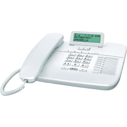 Gigaset DA710 Beyaz Ekranlı Masaüstü Telefon Handsfree 100 Rehber  resmi