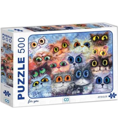Ca Puzzle 500 Parça Kediler 7506 resmi