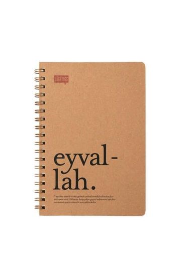 Lugat365 Kraft Kap.Spr Defter 16x22 80 YP Kareli 500235-99 resmi