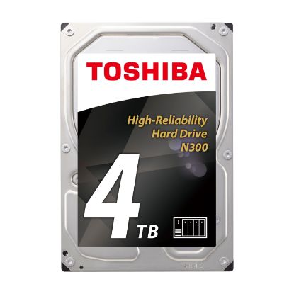 Toshiba 4TB N300 HDWQ140UZSVA 7200RPM 3.5" 128MB Cache Sata 3 NAS Disk resmi