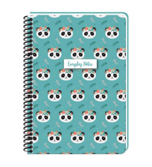 Keskin Color Spiralli Sert Kapak Pets Panda 14x20 80 YP Çizgili 410080-99 resmi