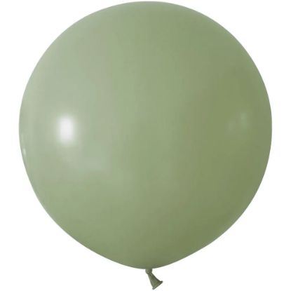 Balonevi Balon 24" Küf Yeşili Jumbo 3 Lü resmi