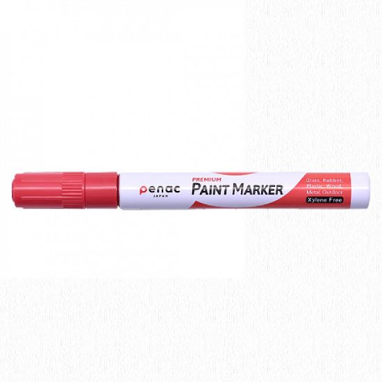 Penac Markör Paint Kırmızı OT0140-RD (12 Adet) resmi