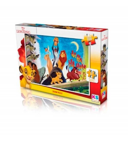Ks Games Puzzle 100 Parça Lıon Kıng LK 714 resmi