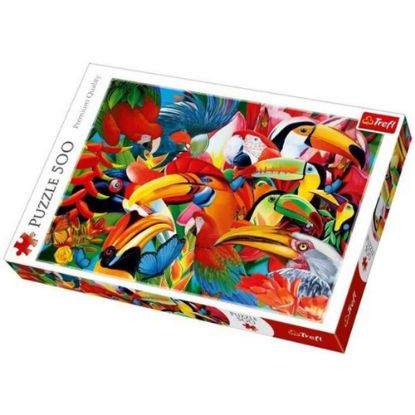 Trefl Puzzle 500 Parça Colourful Bırds 37328 resmi