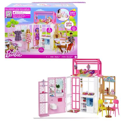 Barbie Nin Taşınabilir Portatif Evi HCD47 resmi