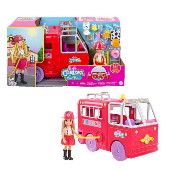 Barbie Chelsea İtfaiye Aracı HCK73 resmi