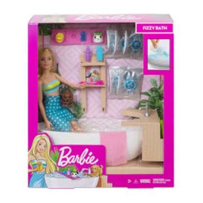 Barbie Welness Işıltı Dolu Spa Günü Oyun Seti HCM82 resmi