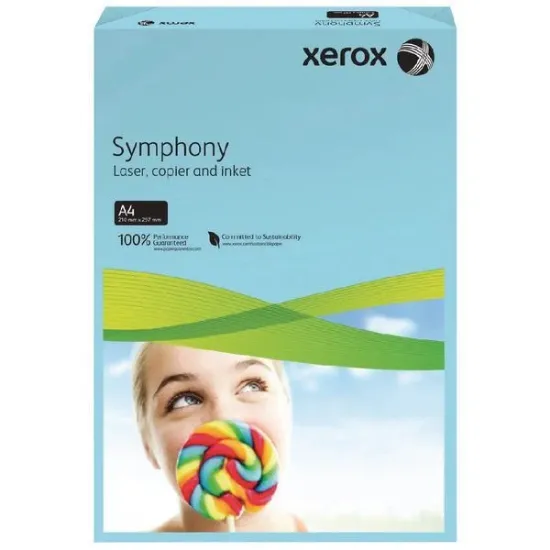 Xerox Renkli Kağıt Symphony A4 Orta Mavi 80 GR 003R93968 resmi