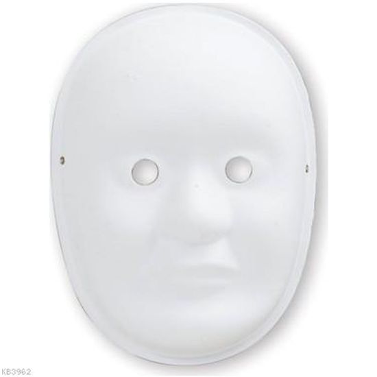 Puti Maske Karton Şişman Surat 5183 (10 Adet) resmi