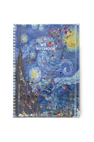 Vuki Sulu Çantalı Defter Orta Boy Van Gogh 1/S VK-0086G resmi