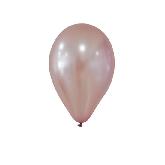 Balonevi Balon Metalik Gül Kurusu 12 İnc 100 Lü  resmi