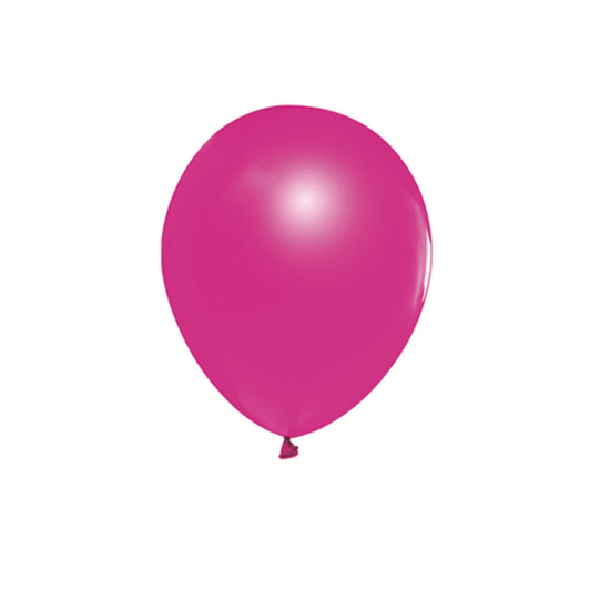 Balonevi Balon Metalik Fuşya 100 Lü resmi
