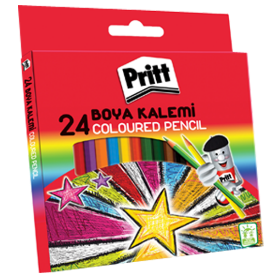 Pritt Pastel Boya Karton Kutu 24 Renk 1307853 resmi