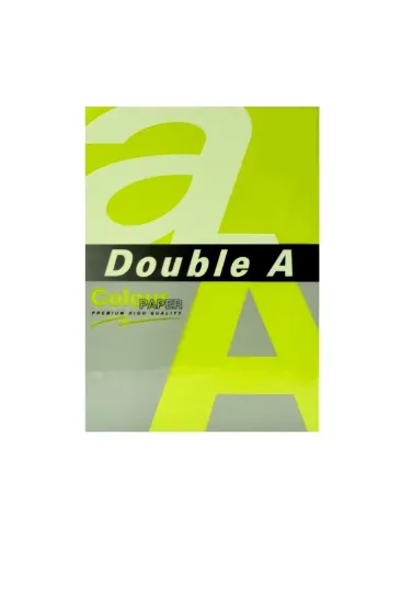 Double A Renkli Kağıt 25 Lİ A4 75 GR Fosforlu Yeşil resmi