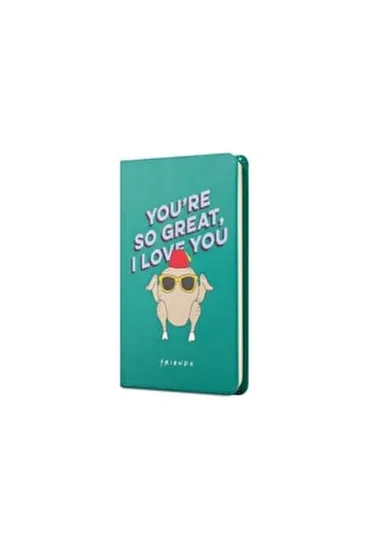 Mabbels Sert Kapak Lastikli Mini Defter Friends Hindi Yeşil 80 YP 9x14 DFT-388296 resmi