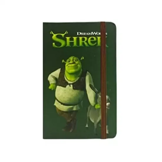 Mabbels Sert Kapak Mini Defter Sherek Yeşil 80 YP 9x14 DFT-388432 resmi