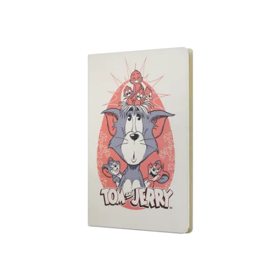 Mabbels Sert Kapak Butik Defter Tom And Jerry Krem 80 YP 15x21 DFT-388111 resmi