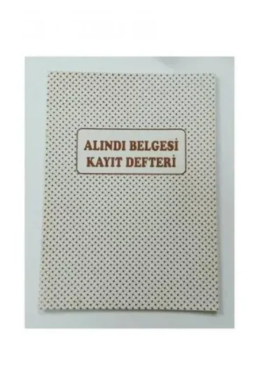 Cem Alındı Belgesi Kayıt Defteri Karton Kapak 40 YP (12 Adet) resmi