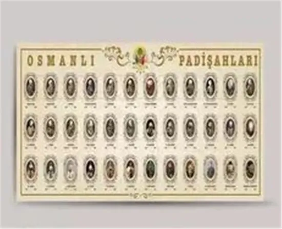 Platin Sticker Osmanlı Padişahları 13x18 S0014 (1 Adet) resmi