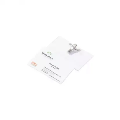 Sarff Kart Kabı Muhafaza Pvc Kokart İğneli 15323052 (50 Adet) resmi