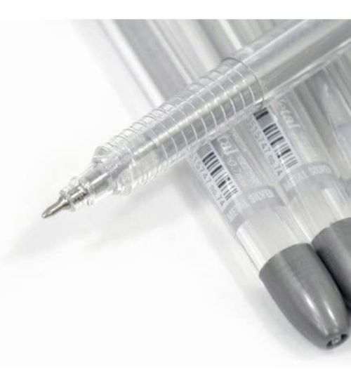 Dong-A Jel Kalem My Metal 0,7 İğne Uç Gümüş 202181 (12 Adet) resmi