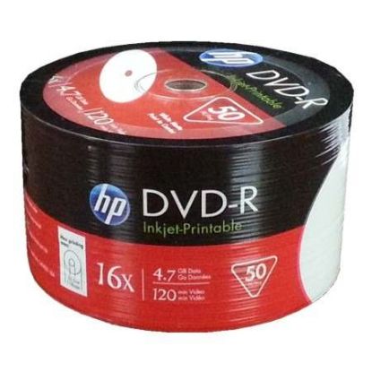 Hp DVD-R 4,7gb/120min 16x 50 li Shrink resmi
