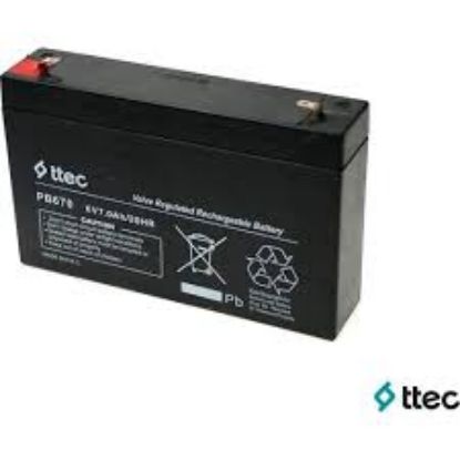 Ttec 6V 7AH Bakımsız Kuru Akü resmi