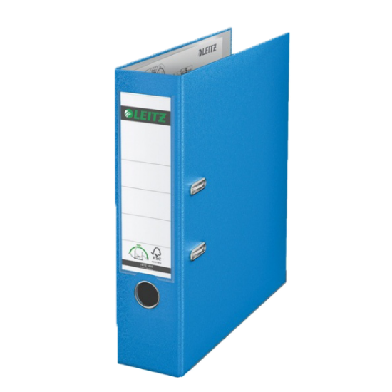 Leitz Büro Klasör Geniş Plastik Açık Mavi 1010T resmi