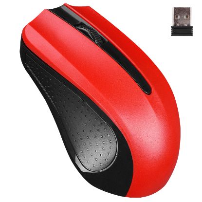 Everest SM-537 Usb Kırmızı 1500Dpı 2.4Ghz Kablosuz Mouse (10mt) resmi