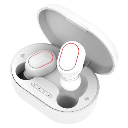 Asonic AS-TWS7S Beyaz Mobil Telefon Uyumlu Bluetooth TWS AirPods Mikrofonlu Kulaklık resmi