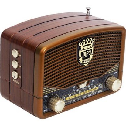 Everton Rt-307  Bluetooth Fm/Usb/Tf/Aux  Şarjlı Nostaljik Radyo resmi