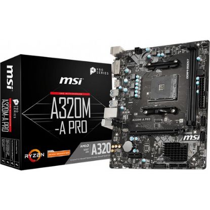 Msi A320M-A Pro AMD A320 3200MHz DDR4 mATX Anakart resmi