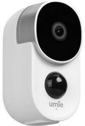 UMIE UM-BK21 Beyaz 2MP Iki Yönlü Ses TF Kart 6700mAh Batarıyalı Tuya Destekli Akıllı IP Kamera resmi