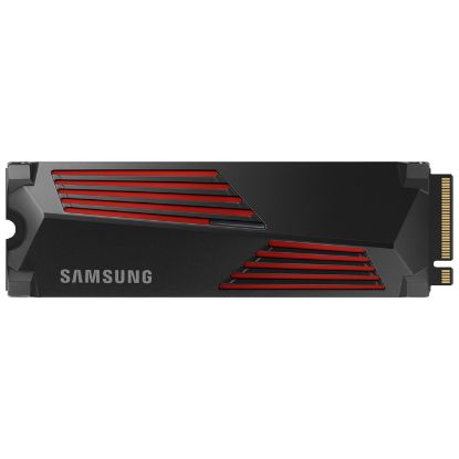 Samsung 1TB 990 PRO w/Heatsink MZ-V9P1T0CW 7450/6900MB/s RGB PCIe NVMe M.2 SSD Disk resmi