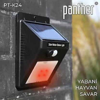 Panther PT-K24 Solar Led Sokak Lambası Yabani Hayvan Savar resmi