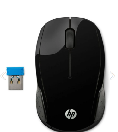 HP 200 X6W31AA Wireless Optik Mouse 1000Dpı 2.4Ghz Siyah resmi