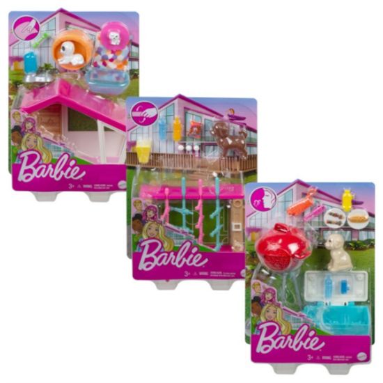 Barbie Nin Ev Dekorasyonu Oyun Setleri GRG75 resmi