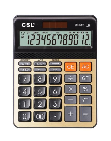 CSL CS-3809 12 Hane Masa Tipi Hesap Makinesi resmi